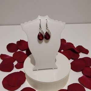 Paparazzi Fuchsia Teardrop Earrings